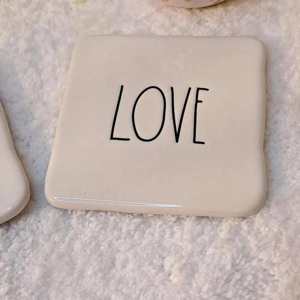 Rae Dunn Set of Two Coasters, 